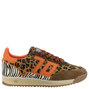 BACK 70 - JOGGER L in MIX CUOIO ORANGE Sneakers