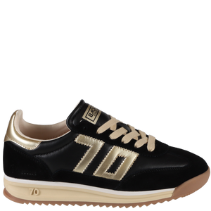BACK 70 - JOGGER N in BLACK GOLD Sneakers