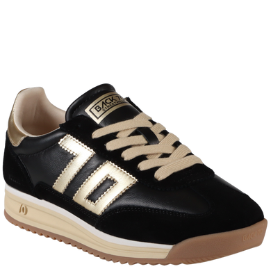 BACK 70 - JOGGER N in BLACK GOLD Sneakers