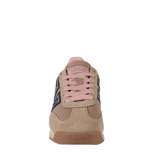 BACK 70 - JOGGER Z in CAMEL NAVY PINK Sneakers