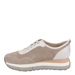 NAKED FEET - KINETIC in GREY Platform Sneakers