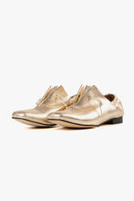 Nu Dance Flat - Gold Leather