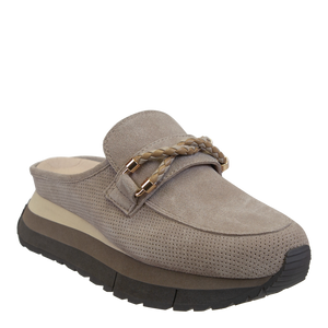 NAKED FEET - POLO in TAUPE Platform Sneakers