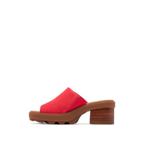 Joanie Heel Slide Sandal - Red