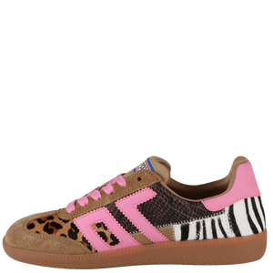 BACK 70 - SQUID in LEOPARD ZEBRA FUXIA Sneakers
