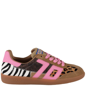 BACK 70 - SQUID in LEOPARD ZEBRA FUXIA Sneakers