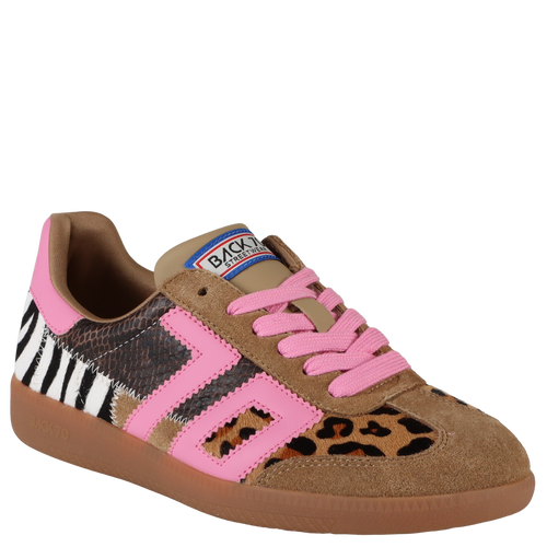 BACK 70 - SQUID in LEOPARD ZEBRA FUXIA Sneakers