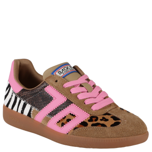 BACK 70 - SQUID in LEOPARD ZEBRA FUXIA Sneakers