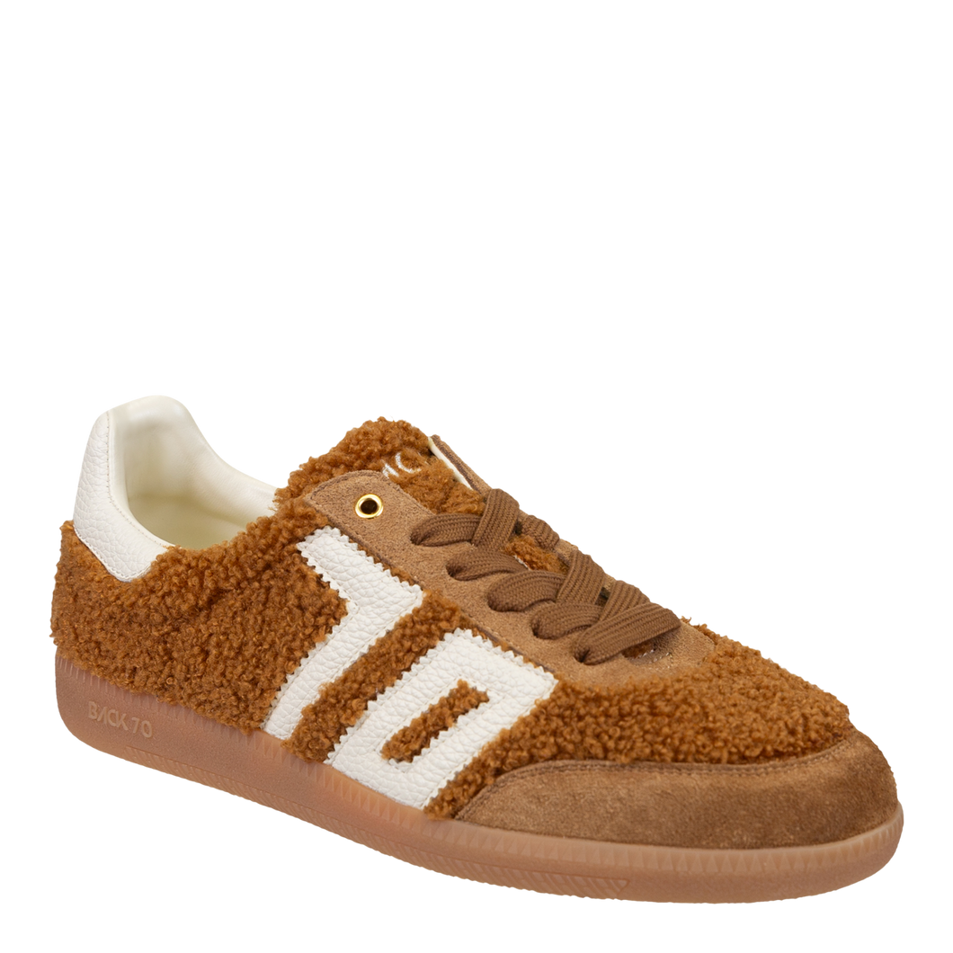 BACK 70 - TEDDY in TOBACCO WHITE Sneakers