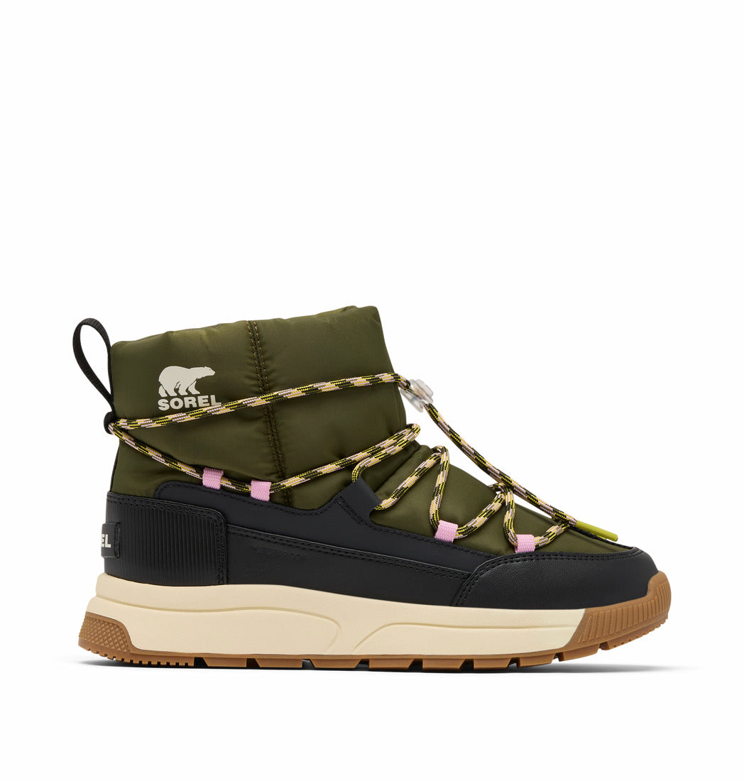 SOREL - Whitney III Waterproof Slip-on Boot - Utility Green, Black