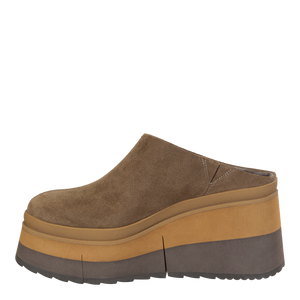 NAKED FEET - COACH in OTTER Platform Clogs