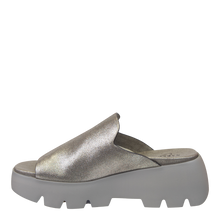 NAKED FEET - DRIFT in SILVER Platform Sandals