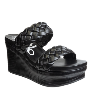 OTBT - FLUENT in BLACK Wedge Sandals