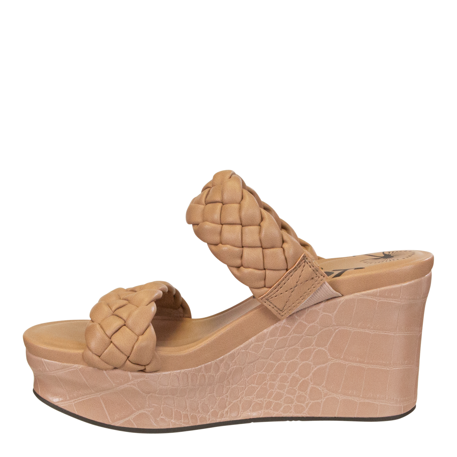 FLUENT in TAUPE Wedge Sandals