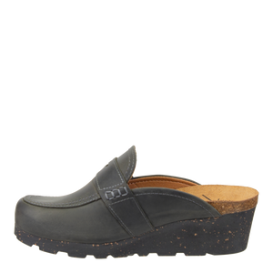 OTBT - HOMAGE in CHARCOAL Wedge Clogs