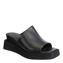 NAKED FEET - INFINITY in BLACK Wedge Sandals