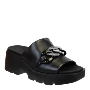 NAKED FEET - ISO in BLACK Platform Sandals