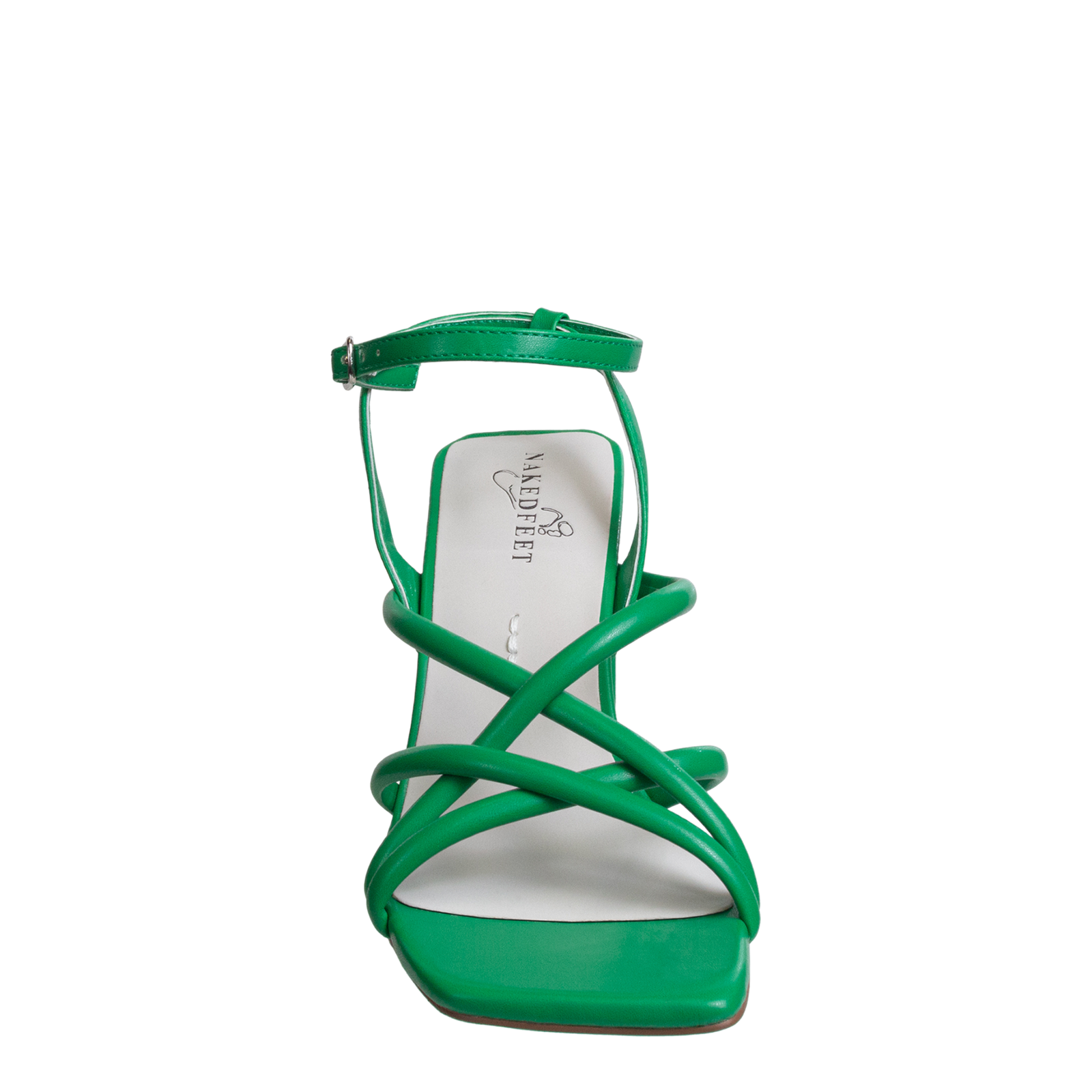 Gia Borghini X Rhw Rosie Strappy Sandals in Green | Lyst