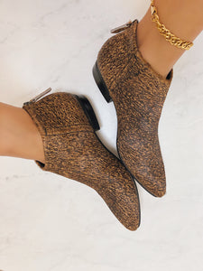 NAKED FEET - CHI in BROWN SUGAR Ankle Boots