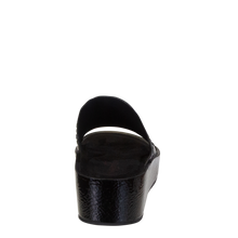 NAKED FEET - RENO in BLACK PATENT Platform Sandals