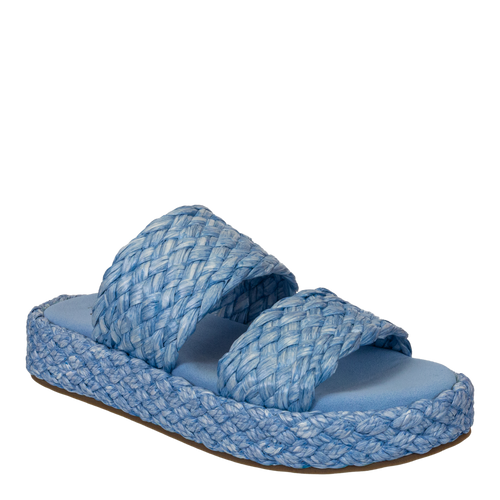 NAKED FEET - SANTORINI in LIGHT BLUE Espadrille Sandals