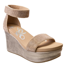 OTBT - STATUS in ROSE GOLD Wedge Sandals